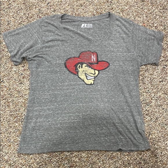 Russell Athletic Husker Gray Graphic T-Shirt 2XL - Picture 1 of 4